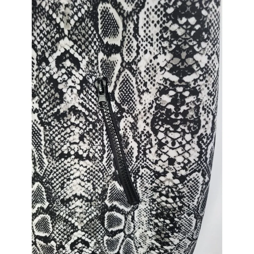 NOBO No Boundaries Juniors Black White Snake Print Dress SZ M (7-9) - Picture 5 of 11